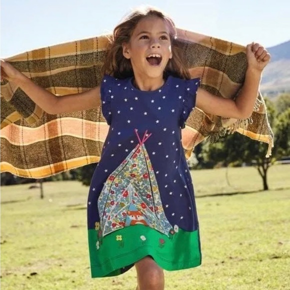 NWOT Mini Boden Lift the Flap Tent Dress - Picture 3 of 6